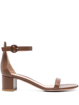 Gianvito Rossi: Коричневые сандалии 