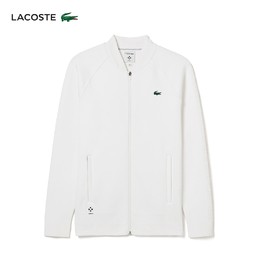 Lacoste: Белая толстовка 