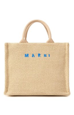 Marni: Бежевая сумка 