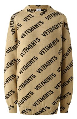 VETEMENTS: Трикотажный свитер 