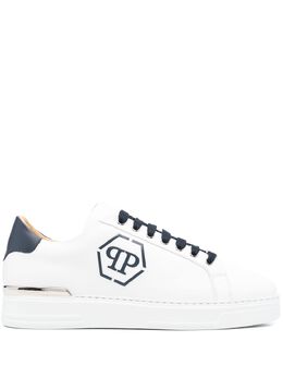 Philipp Plein: Белые кроссовки 