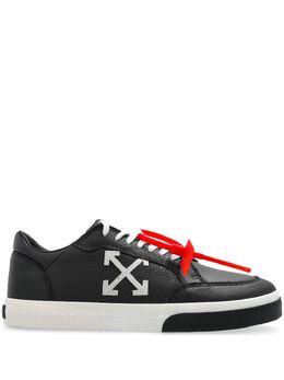 Off-White: Чёрные кроссовки  Vulcanized