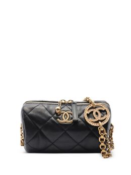 CHANEL Pre-Owned: Чёрная сумка 