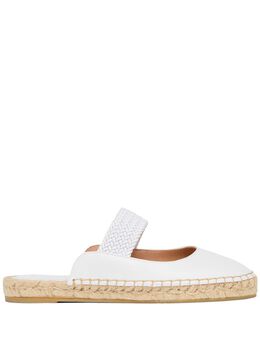 Malone Souliers: Белые мокасины 