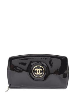 CHANEL Pre-Owned: Чёрный кошелёк 