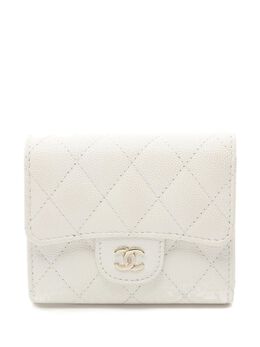 CHANEL Pre-Owned: Белый кошелёк 