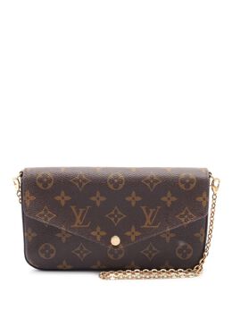 Louis Vuitton Pre-Owned: Коричневый кошелёк 