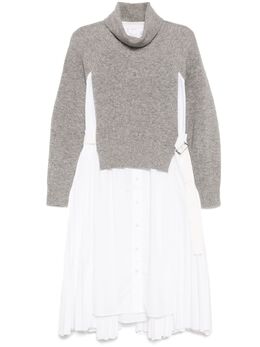sacai: Белое платье 