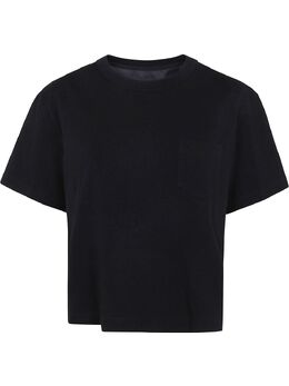 sacai: Хлопковая футболка 