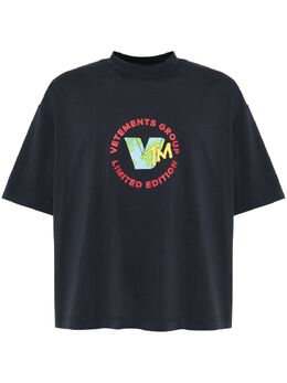 VETEMENTS: Футболка с принтом 