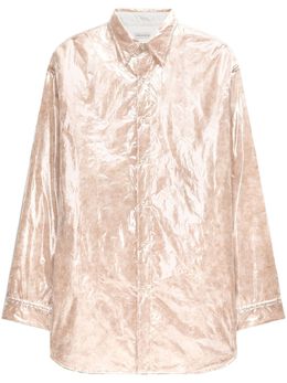 DRIES VAN NOTEN: Бежевая рубашка 