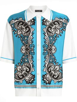 Dolce & Gabbana: Рубашка с принтом 