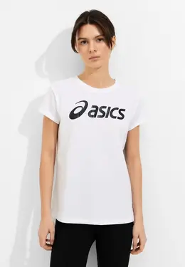 ASICS: Белая футболка 