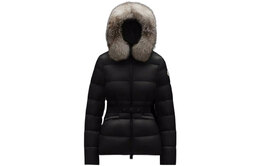 Moncler: Чёрный пуховик 