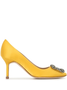 Manolo Blahnik: Жёлтые туфли  Hangisi 70