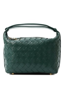 Bottega Veneta: Зелёная сумка 