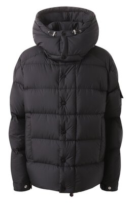 Moncler: Чёрный пуховик  Maya