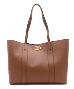 Mulberry: Коричневая сумка-шоппер  Bayswater