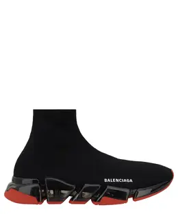 Balenciaga: Чёрные кроссовки  Speed.2