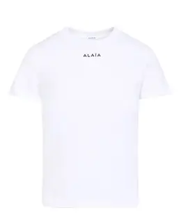 Alaïa: Хлопковая футболка 