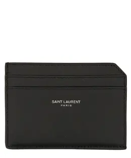 Saint Laurent: Чёрный картхолдер 