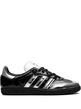 adidas: Чёрные кроссовки  Samba
