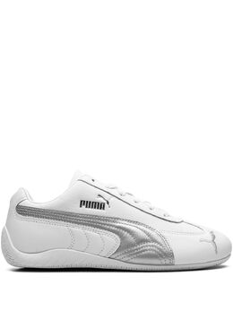 PUMA: Белые кроссовки  Speedcat