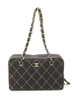 CHANEL Pre-Owned: Тёмная сумка 