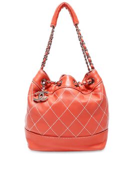 CHANEL Pre-Owned: Розовая сумка 