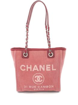 CHANEL Pre-Owned: Красная сумка-шоппер 