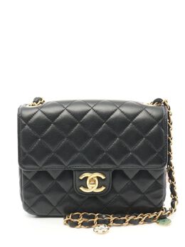 CHANEL Pre-Owned: Чёрная сумка 