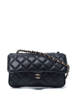 CHANEL Pre-Owned: Чёрная сумка 