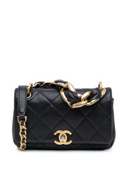 CHANEL Pre-Owned: Чёрная сумка 