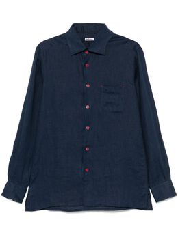 Kiton: Льняная рубашка 