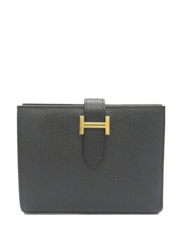 Hermès Pre-Owned: Чёрный кошелёк 