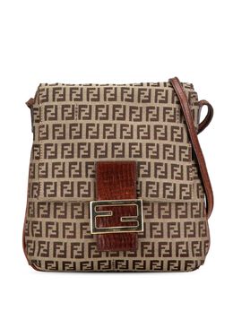 Fendi Pre-Owned: Коричневая сумка через плечо 