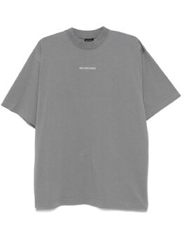 Balenciaga: Футболка с принтом 