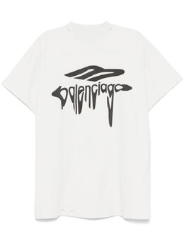 Balenciaga: Футболка оверсайз 