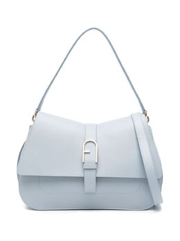 Furla: Светлая сумка-шоппер 