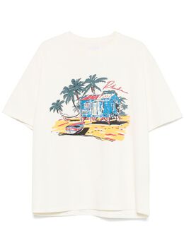 RHUDE: Футболка с принтом 