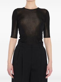 Saint Laurent: Чёрный топ 