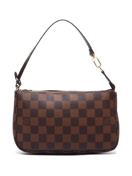 Louis Vuitton Pre-Owned: Коричневый клатч 