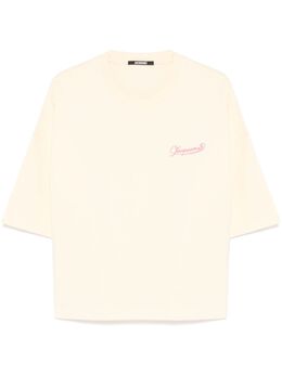 Jacquemus: Светлая футболка 