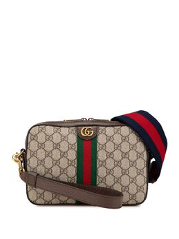 Gucci Pre-Owned: Коричневая сумка через плечо 