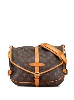 Louis Vuitton Pre-Owned: Коричневая сумка через плечо 