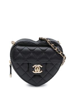 CHANEL Pre-Owned: Чёрная сумка через плечо 