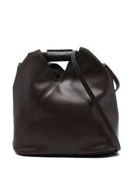 MM6 Maison Margiela: Коричневая сумка-шоппер 