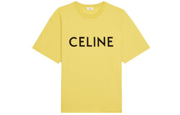 CELINE: Жёлтая футболка 