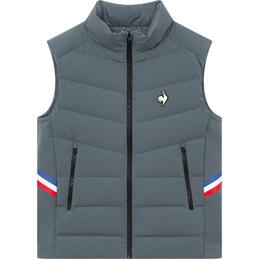 Le Coq Sportif: Серый пуховик 