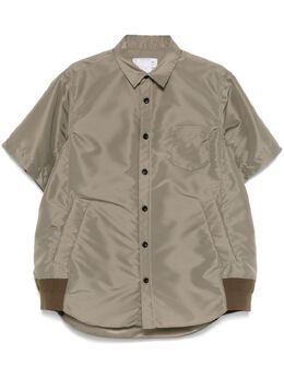 sacai: Зелёная рубашка 